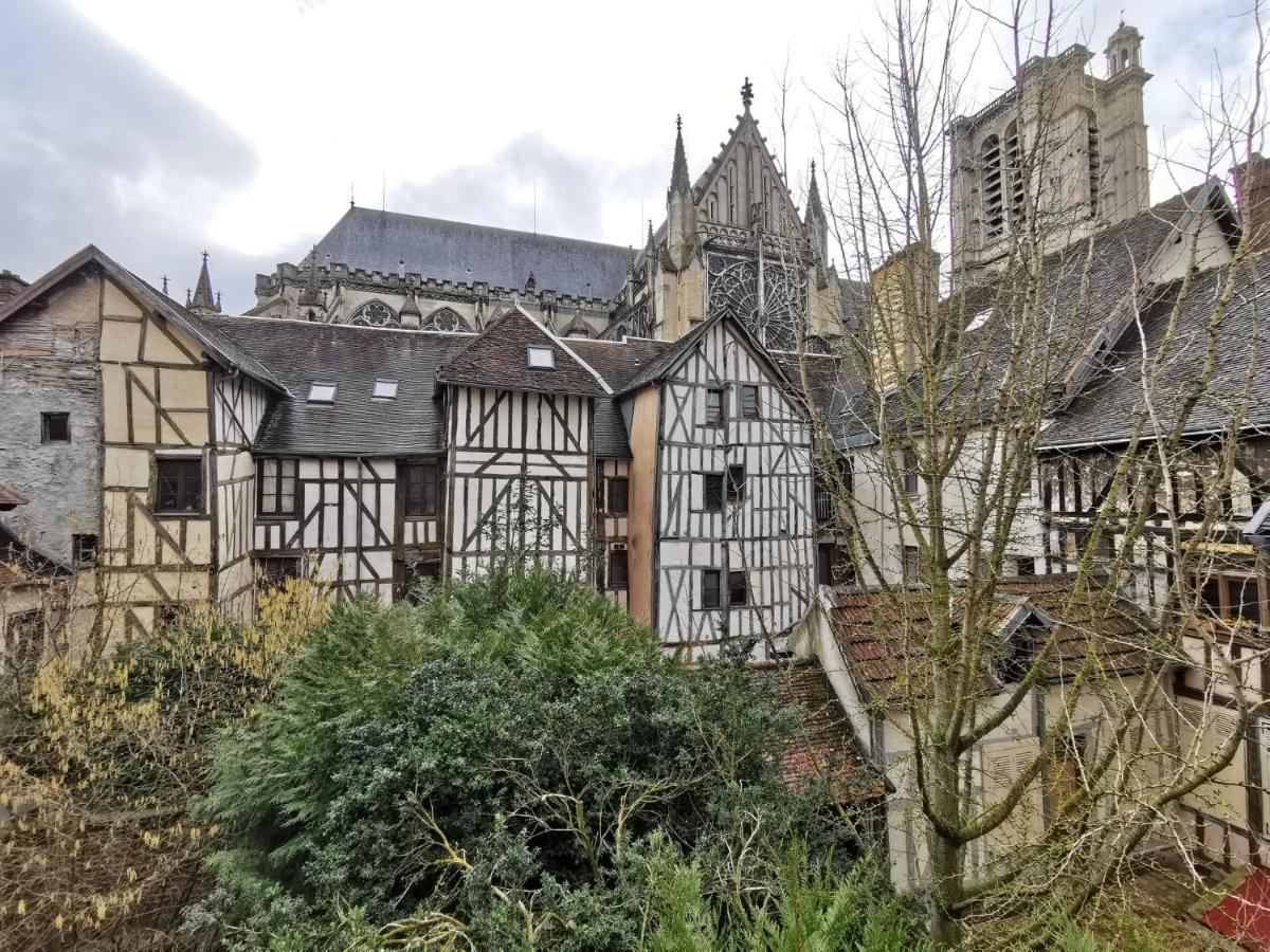 Апартаменти Les Cieux De La Cathedrale - Calme - Jardin - Wifi Труа Екстер'єр фото