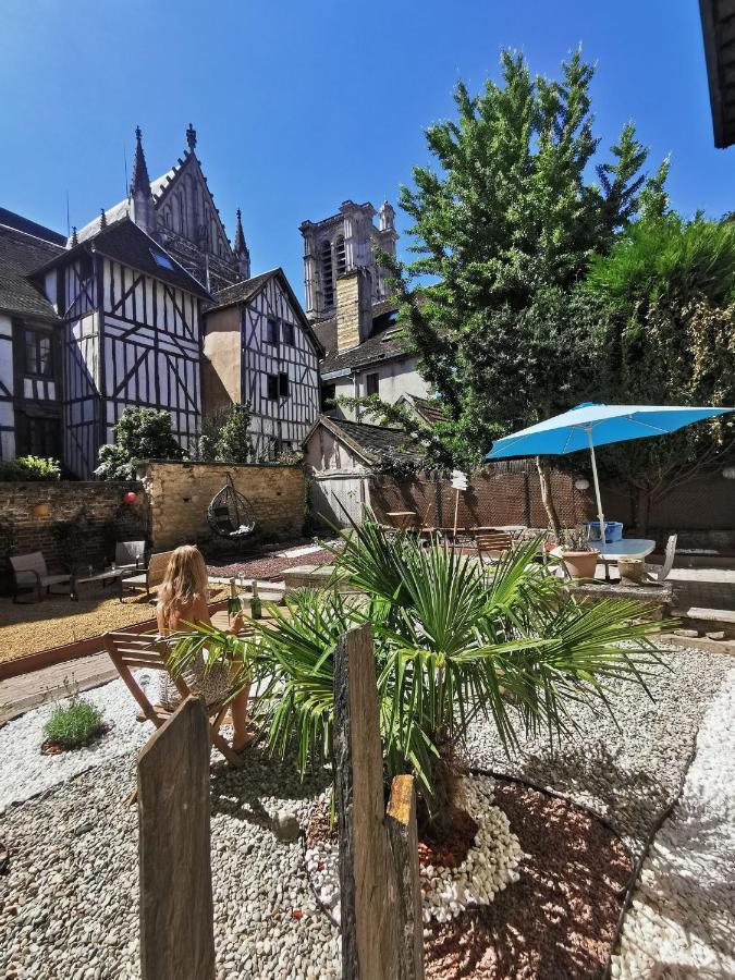 Апартаменти Les Cieux De La Cathedrale - Calme - Jardin - Wifi Труа Екстер'єр фото